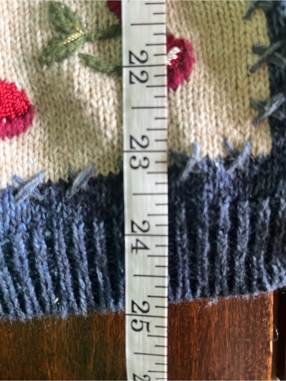 Heirloom Collectibles Vintage Teacher Cherry Heart Cardigan Sweater 90s Y2K L - Picture 6 of 6